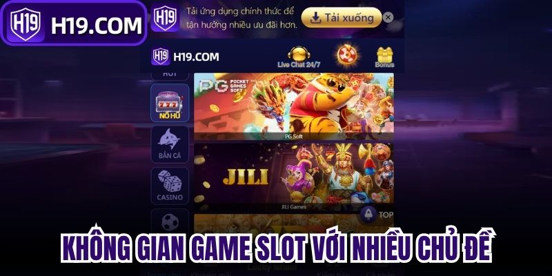 Các tựa game slot mang chủ đề riêng